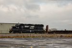 NS GP60 Locomotive making moves in the yard